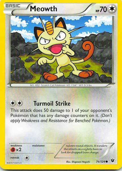 Meowth - Fates Collide #74/124