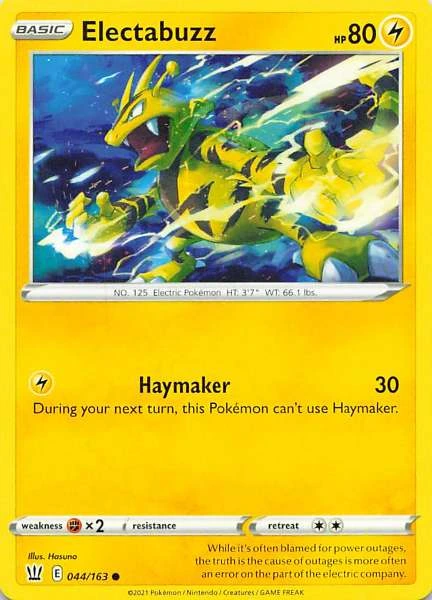 Electabuzz - Battle Styles #044/163