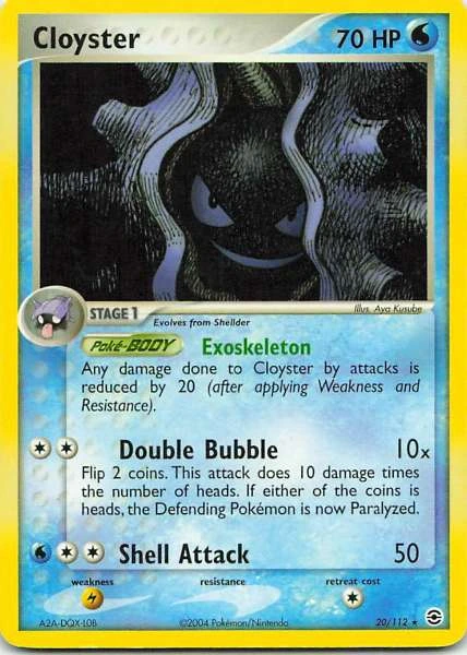 Cloyster - EX FireRed & LeafGreen #20/112