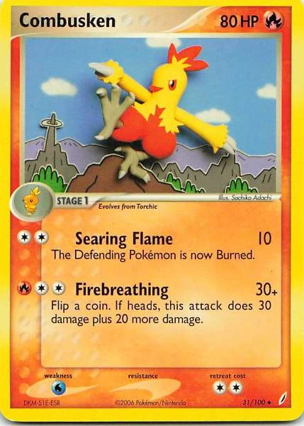 Combusken - EX Crystal Guardians #31/100