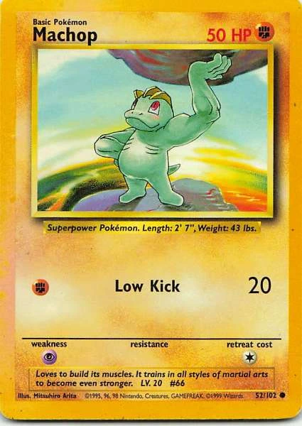 Machop - Base Set #52/102