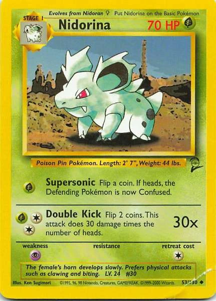 Nidorina - Base Set 2 #53/130