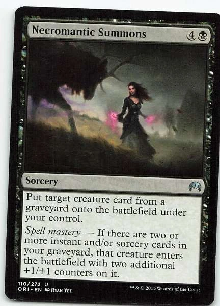 Necromantic Summons - Magic Origins #110/272