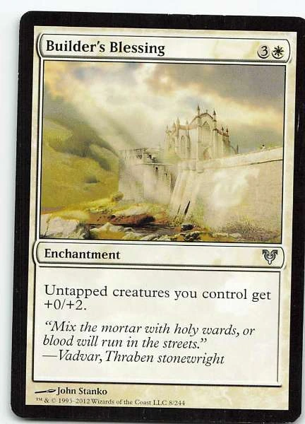 Builder's Blessing - Avacyn Restored #8/244