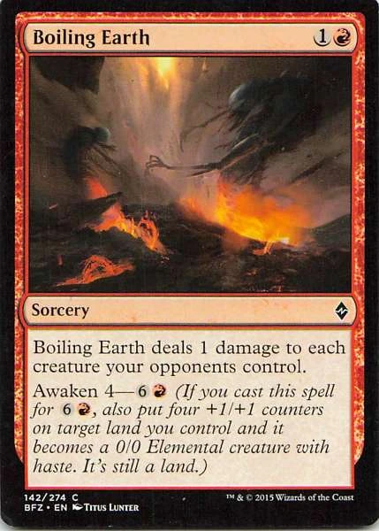 Boiling Earth - Battle for Zendikar #142/274