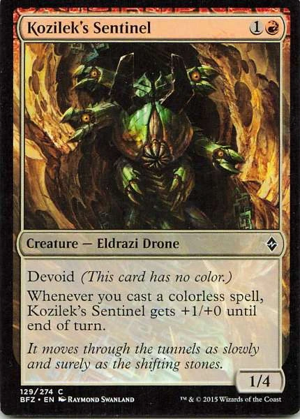 Kozilek's Sentinel - Battle for Zendikar #129/274