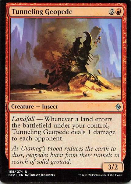 Tunneling Geopede - Battle for Zendikar #158/274