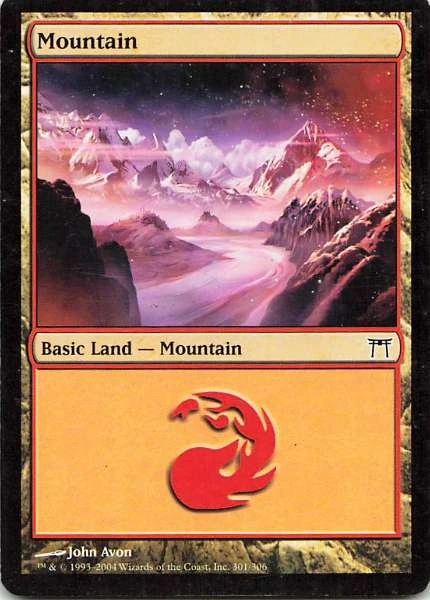 Mountain - Champions of Kamigawa #301/306