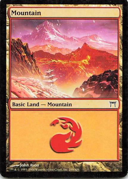 Mountain - Champions of Kamigawa #299/306