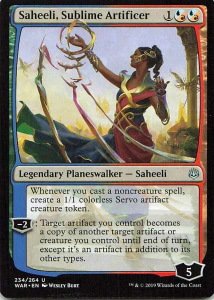 Saheeli, Sublime Artificer - War of the Spark #234/264