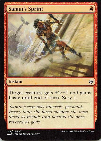 Samut's Sprint - War of the Spark #142/264