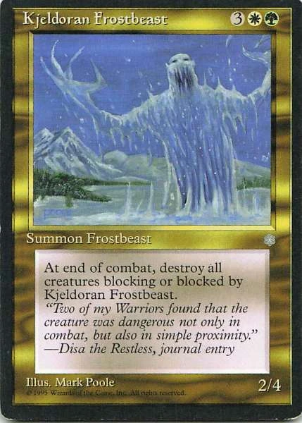 Kjeldoran Frostbeast - Ice Age #296