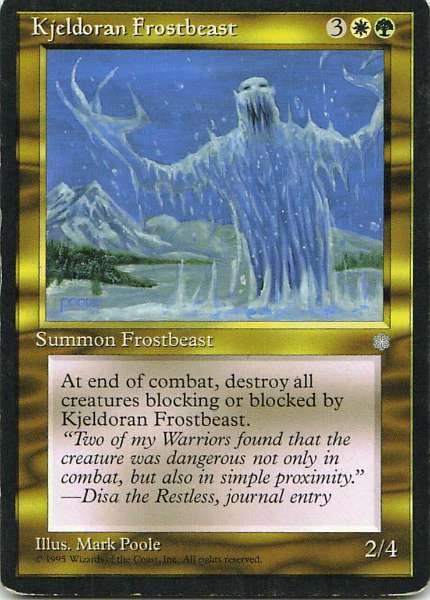 Kjeldoran Frostbeast - Ice Age #296