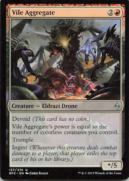 Vile Aggregate - Battle for Zendikar #137/274