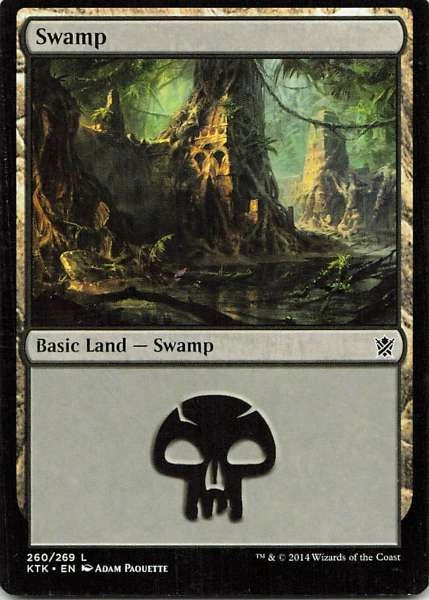 Swamp - Khans of Tarkir #260/269