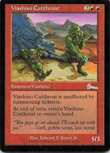 Viashino Cutthroat - Urza's Legacy #94/143