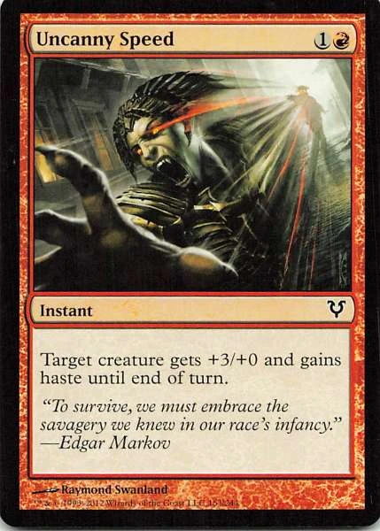 Uncanny Speed - Dark Ascension #105/158