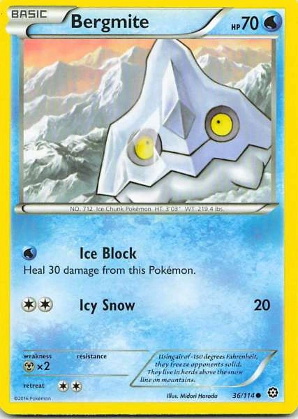 Bergmite - Pokémon Evolutions #36/114