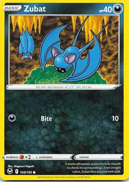 Zubat - Pokémon #103/195