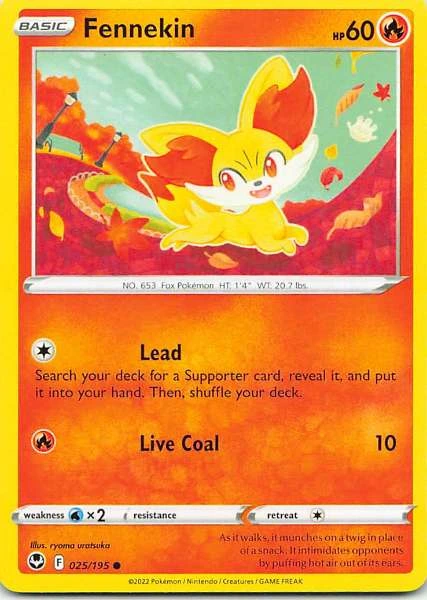 Fennekin - Scarlet & Violet #025/195