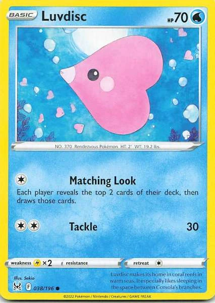 Luvdisc - Pokémon #038/196
