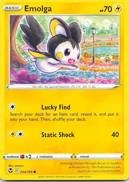 Emolga - Silver Tempest #054/195