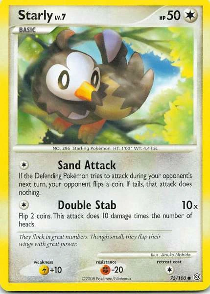 Starly - Pokémon #75/100