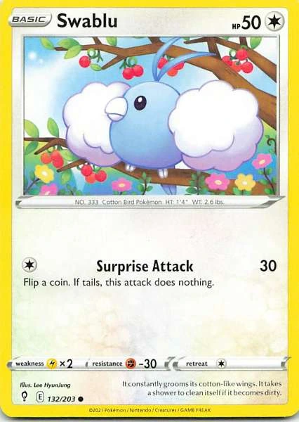 Swablu - Pokémon #132/203
