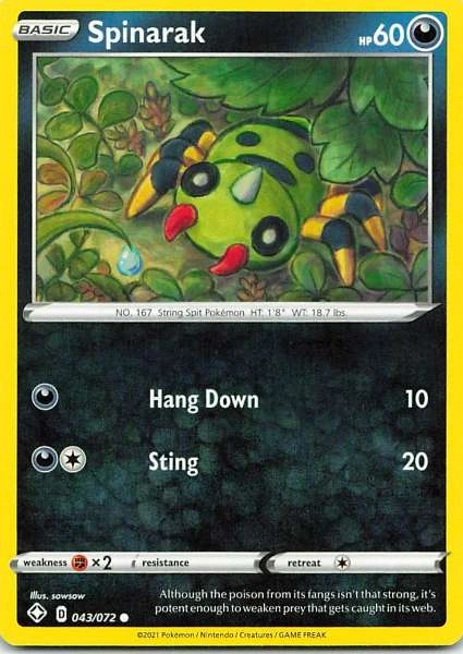 Spinarak - Pokémon #043/072