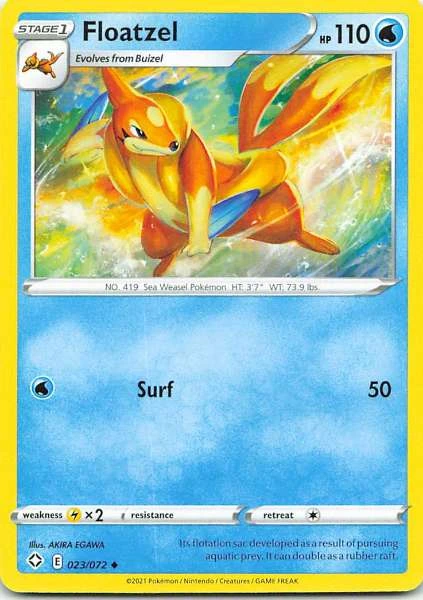 Floatzel - Evolving Skies #023/072