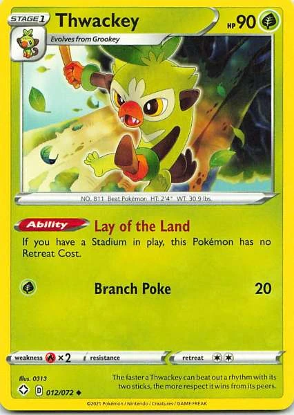 Thwackey - Pokémon #012/072