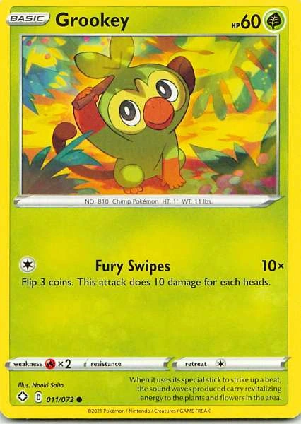 Grookey - Pokémon Shining Fates #011/072