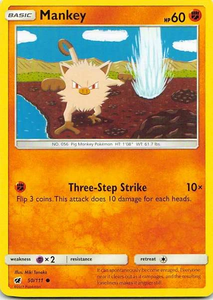 Mankey - Pokémon Crimson Invasion #50/111