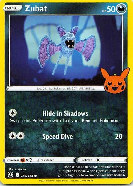 Zubat - Pokémon Trick or Trade #089/163