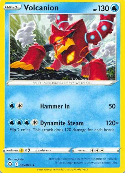 Volcanion - Pokémon #025/072