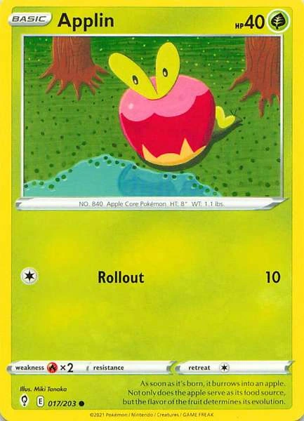 Applin - Evolving Skies #017/203