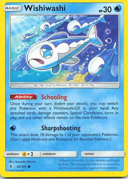 Wishiwashi - Sun & Moon #37/145