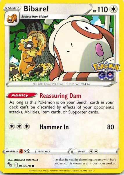 Bibarel - Pokémon GO #060/078