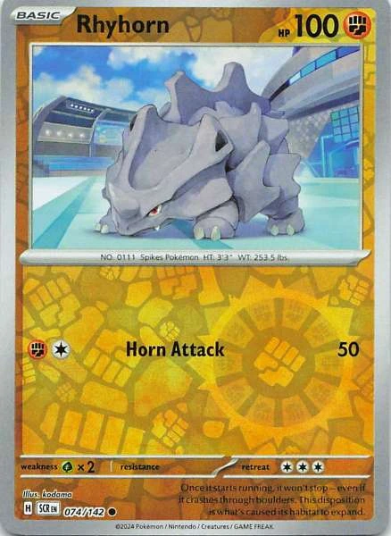 Rhyhorn - Stellar Crown #074/142