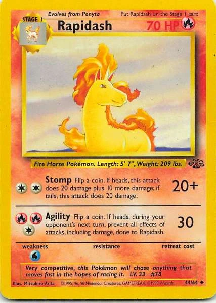 Rapidash - Base Set #44/64