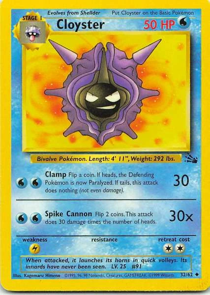 Cloyster - Fossil #32/62