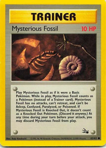 Mysterious Fossil #62/62
