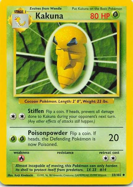 Kakuna - Base Set #33/102