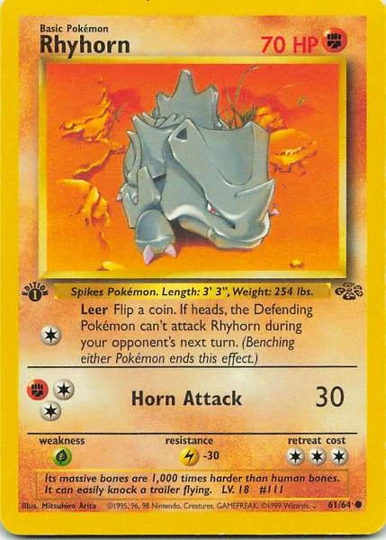 Rhyhorn - Jungle #61/64