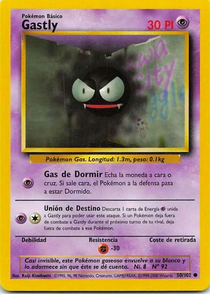 Gastly (Spanish) - Base Set #50/102