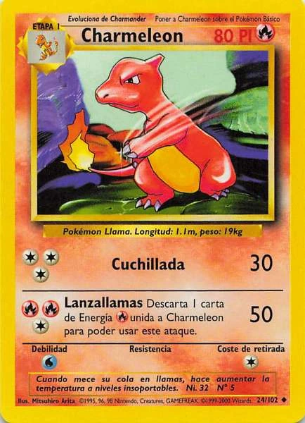 Charmeleon (Spanish) - Base Set #24/102