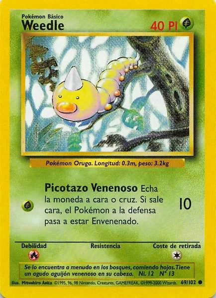 Weedle (Spanish) - Base Set #69/102