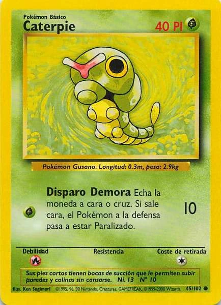 Caterpie (Spanish) - Base Set #45/102