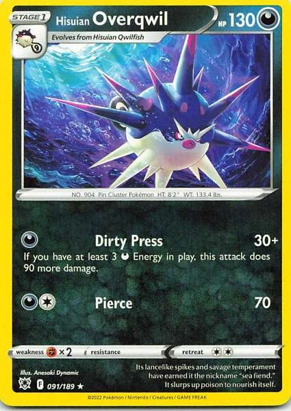 Hisuian Overqwil - Astral Radiance #091/189