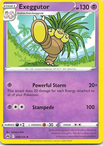 Exeggutor - Pokémon #058/159